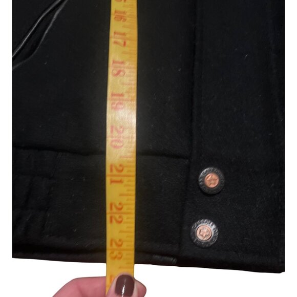 Carroll Original Wear Unisex Gunsmoke Vest Black L Genuine Leather & Wool - Picture 8 of 11